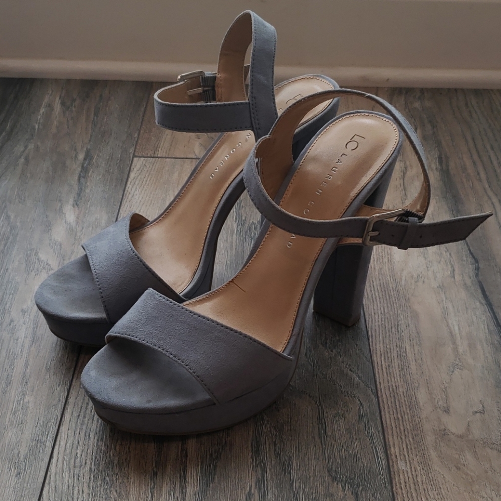 Blue High Heels